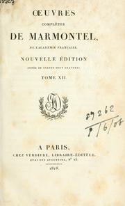 Cover of: Oeuvres complètes.