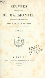 Cover of: Oeuvres complètes.