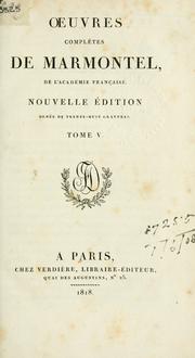 Cover of: Oeuvres complètes.