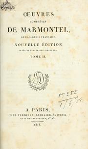 Cover of: Oeuvres complètes.