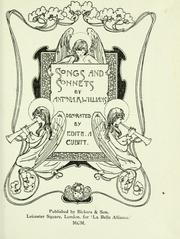 Cover of: Songs and sonnets.