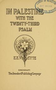 Cover of: In Palestine with the Twenty-third psalm