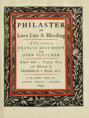 Cover of: Philaster by Francis Beaumont