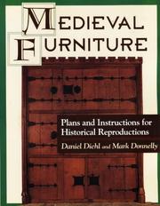 Cover of: Medieval Furniture: Plans and Instructions for Historical Reproductions