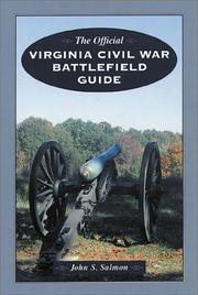 Cover of: The official Virginia Civil War battlefield guide