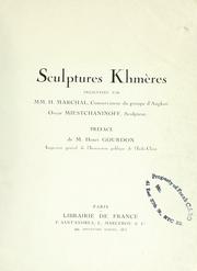 Cover of: Sculptures Khmères by Henri Marchal