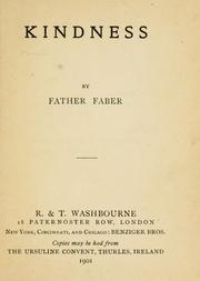 Kindness by Frederick William Faber