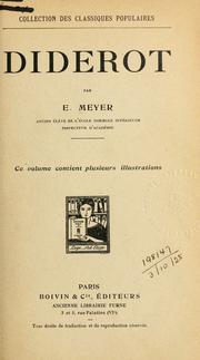 Cover of: Diderot.