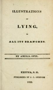 Cover of: Illustrations of lying: in all its branches