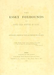 The Essex foxhounds by Richard Francis Ball