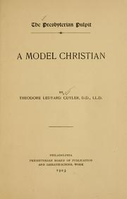 Cover of: A model Christian.