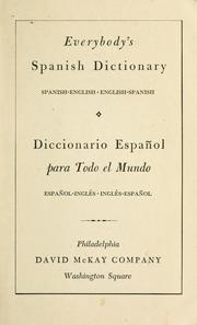 Cover of: Everybody's Spanish dictionary by 