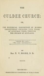 Cover of: The Culdee Church | T. V. Moore