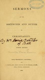 Sermons on the doctrines and duties of Christianity by Henrietta Maria Bowdler