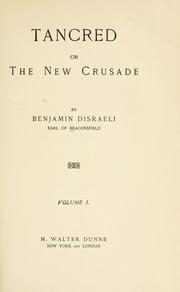 Cover of: Tancred by Benjamin Disraeli