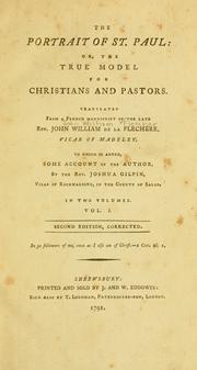 Cover of: The portrait of St. Paul by Fletcher, John