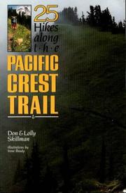 Cover of: 25 hikes along the Pacific Crest Trail