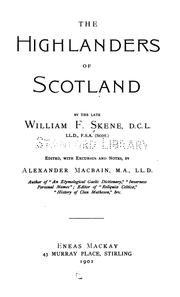 Cover of: The Highlanders of Scotland