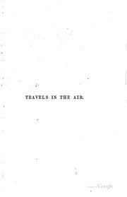 Cover of: Travels in the air