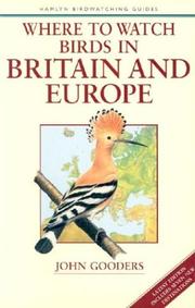 Cover of: Where to Watch Birds in Britain and Europe (Where to Watch Birds)