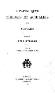 Cover of: Thebais et Achilleis cum scholiis