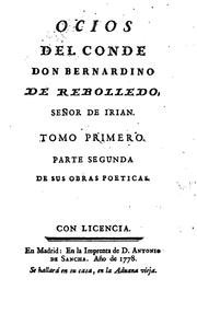 Obras poeticas .. by Bernardino de Rebolledo