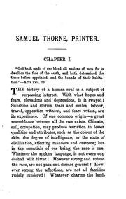 Cover of: Samuel Thorne, printer