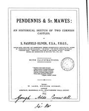 Cover of: Pendennis and St. Mawes by Oliver, Samuel Pasfield