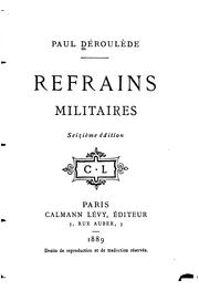 Cover of: Refrains militaires