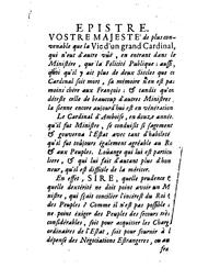 Cover of: Vie du cardinal d'Amboise, premier ministre de Louis XII: avec un paralelle des cardinaux célebres qui ont gouverné des Estats, dédiée au roy