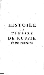 Histoire de l'empire de Russie sous Pierre le Grand by Voltaire