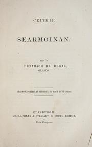 Cover of: Ceithir searmoinan