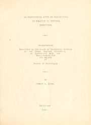 An experimental study of phagocytosis in relation to terminal infections .. by Howard Benjamin Cross