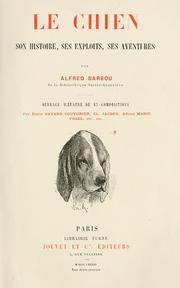 Cover of: Le chien by Alfred Barbou