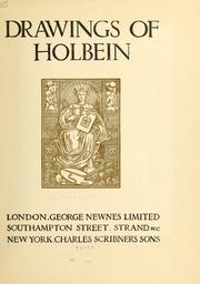 Cover of: Drawings of Holbein