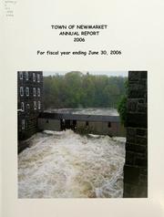 Cover of: Reports of the selectmen and town treasurer and the superintendent of public schools of the Town of Newmarket, for the year ..