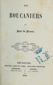 Cover of: Les boucaniers by Paul Duplessis