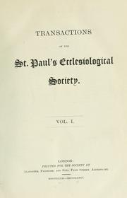 Cover of: Transactions of the St. Paul
