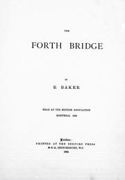 Cover of: The Forth bridge