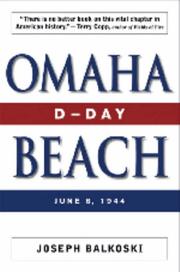 Cover of: Omaha Beach: D-Day, June 6, 1944