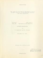 Cover of: Pattern recognition by R. Bianchini, R. Bianchini