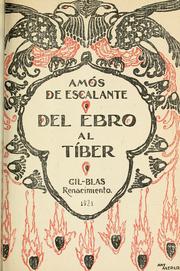 Cover of: Del Ebro al Tíber