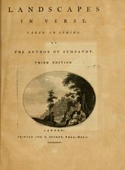 Cover of: Landscapes in verse: taken in spring