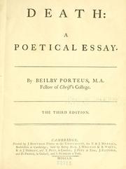 Cover of: Death by Beilby Porteus