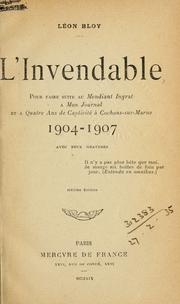 Cover of: invendable: pour faire suite au Mendiant ingrat, à Mon journal et à Quatre ans de captivité à Cochons-sur-Marne: 1904-1907.