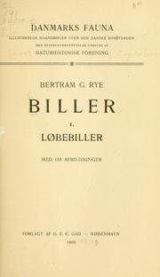 Cover of: Danmarks fauna, Biller. by Dansk naturhistorisk forening