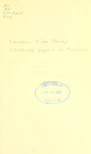 [Collected papers on Tineina] by Victor Toucey Chambers