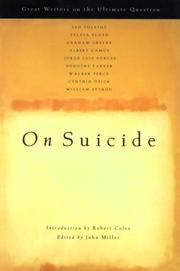 Cover of: On suicide: great writers on the ultimate question