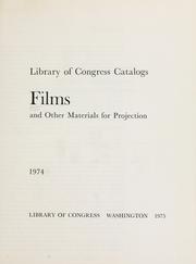 Cover of: Films and other materials for projection.