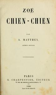 Cover of: Zoé Chien-Chien